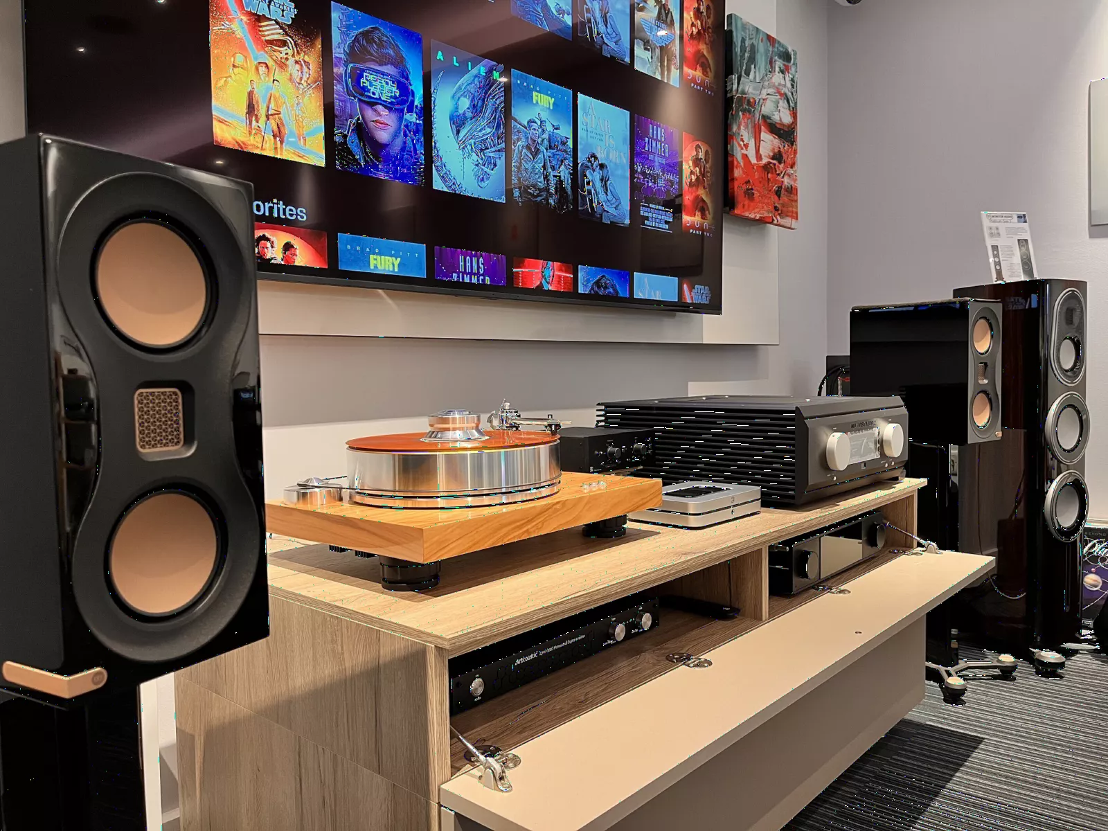 Inside the SMC Custom Installs demonstration showroom in Shrewsbury