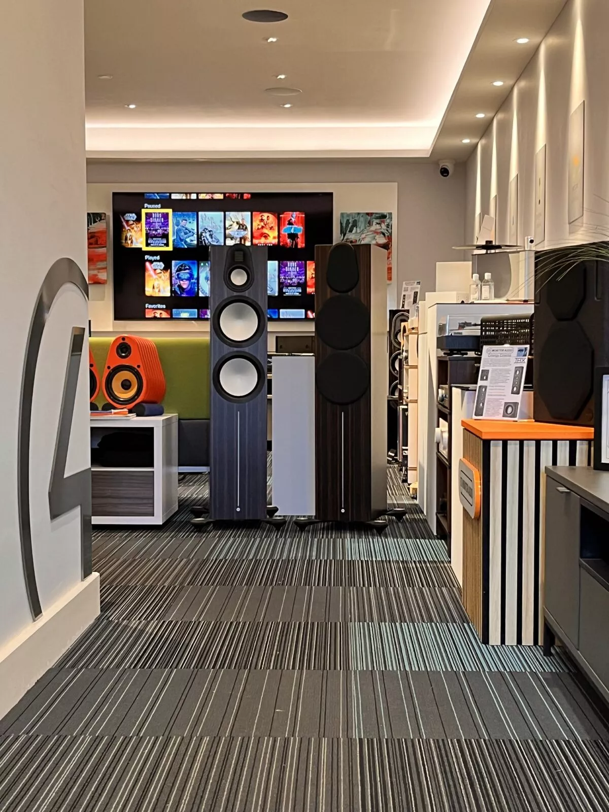 Motorised curtains and blinds on demonstration in the SMC Custom Installs Shrewsbury showroom